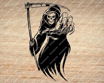 Etsy . Grim reaper clipart masked man