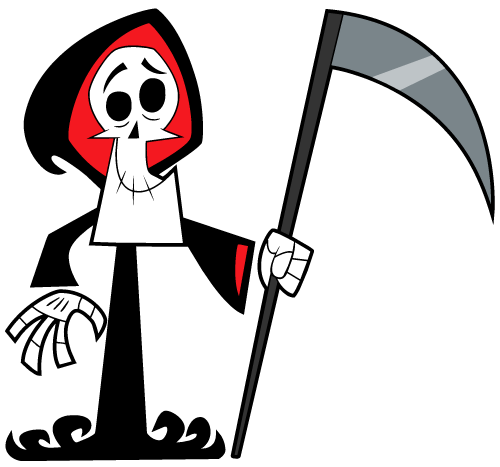 grim reaper clipart toon