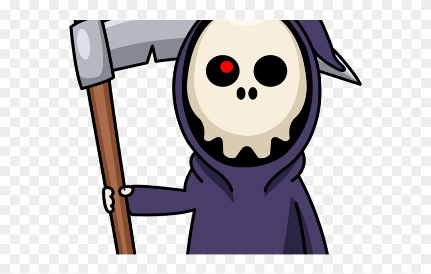 Grim reaper clipart toon. Free clip art png