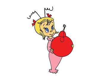 grinch clipart cindy lou who