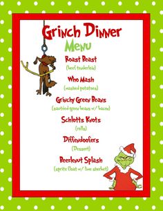 Grinch clipart dinner.  best the images