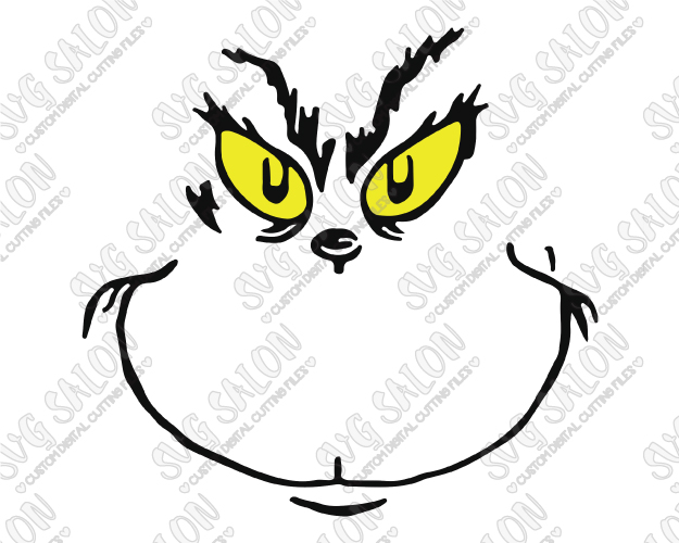 grinch clipart dxf