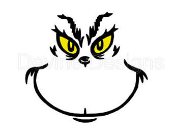 grinch clipart face