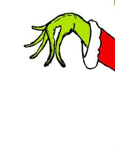Altered more sugar cookies. Grinch clipart hand