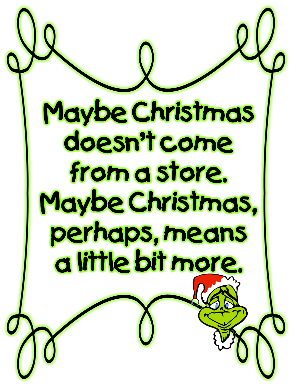 grinch clipart happy new year