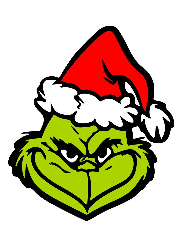 Grinch clipart head, Grinch head Transparent FREE for