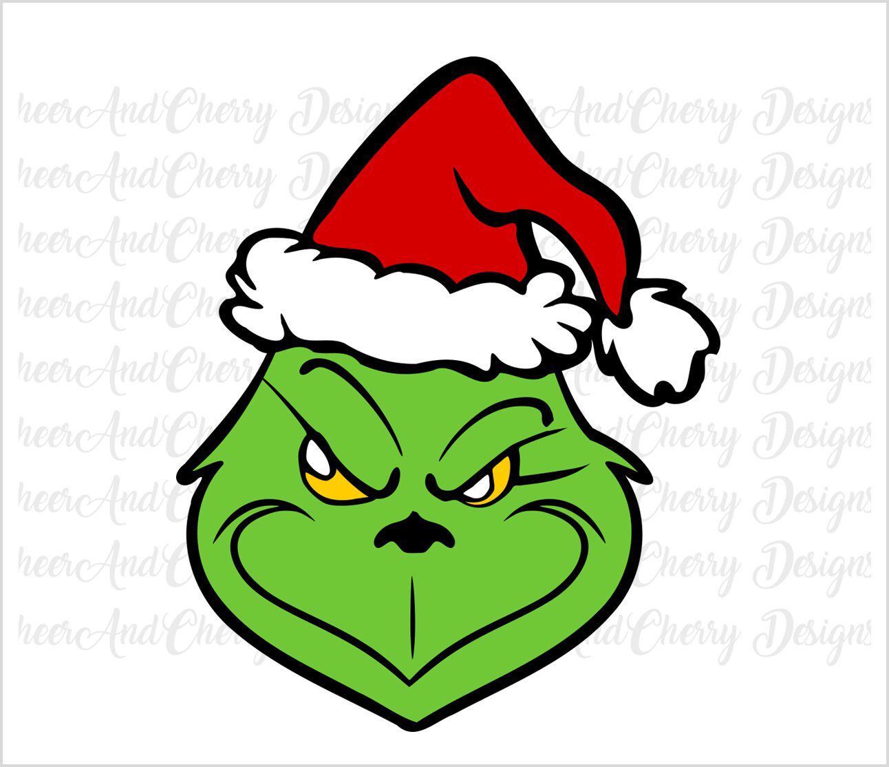 Large Grinch Printable Printable Templates