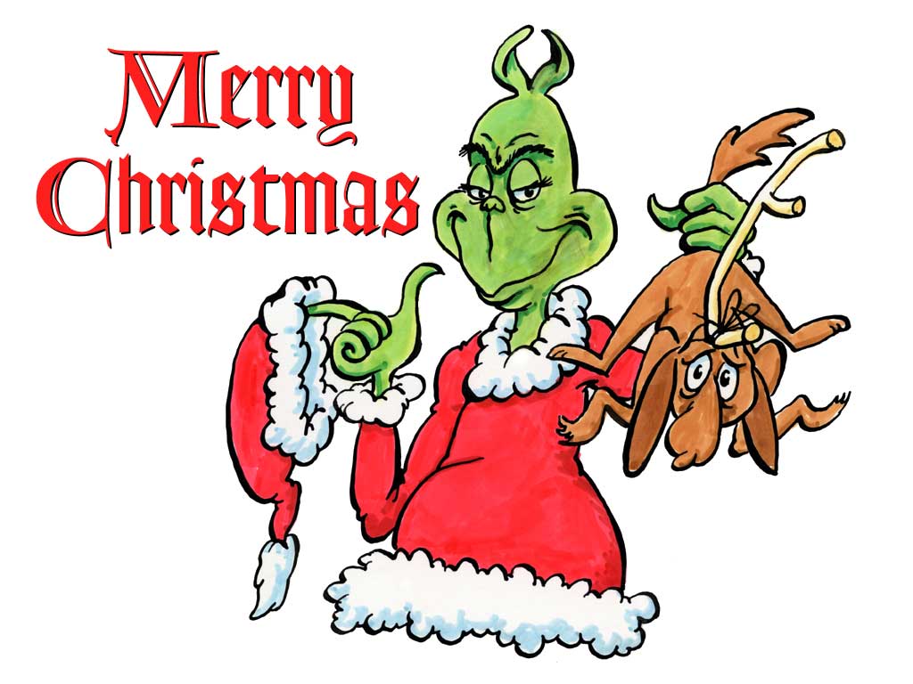 grinch clipart merry christmas