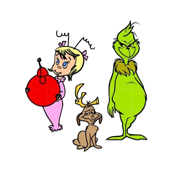 grinch clipart merry christmas