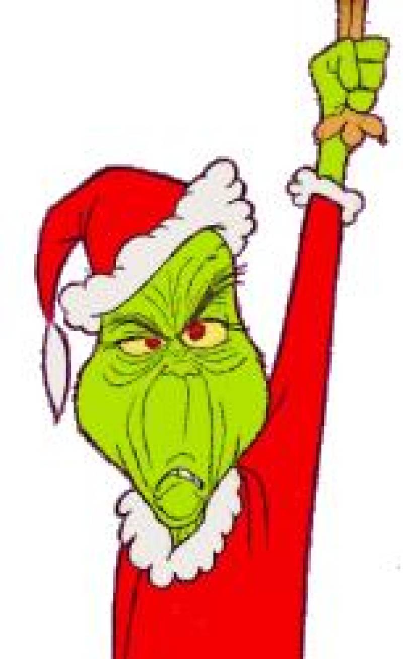 Goodbye to all that. Grinch clipart miserable
