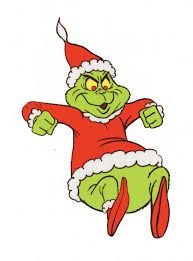 Image result for christmas. Grinch clipart she