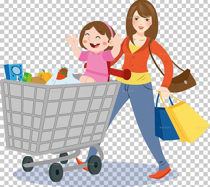 grocery clipart child