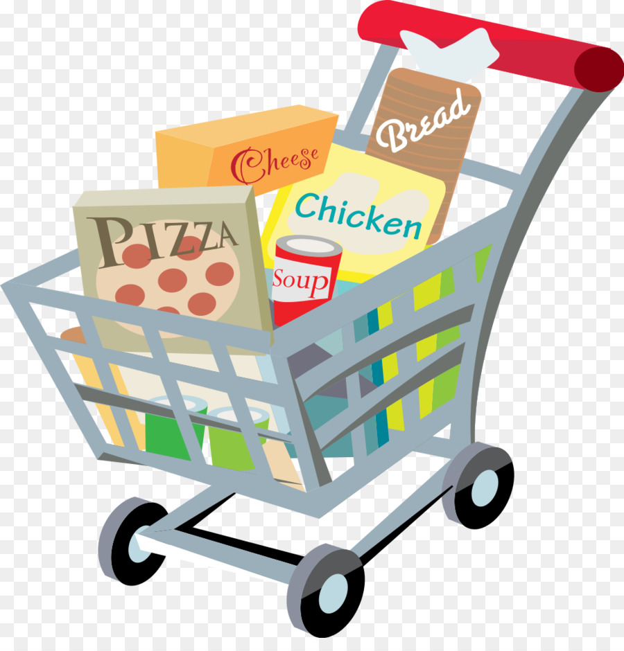 Supermarket cartoon shopping transparent. Grocery clipart clip art
