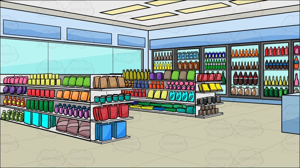 grocery clipart convenience store