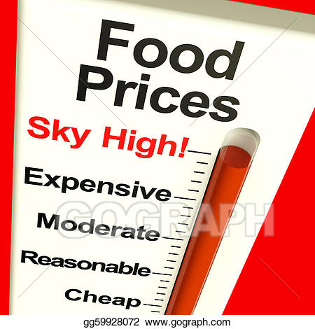 grocery clipart expensive food
