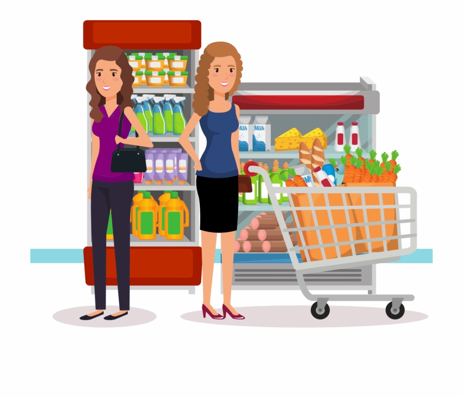grocery clipart food shopping