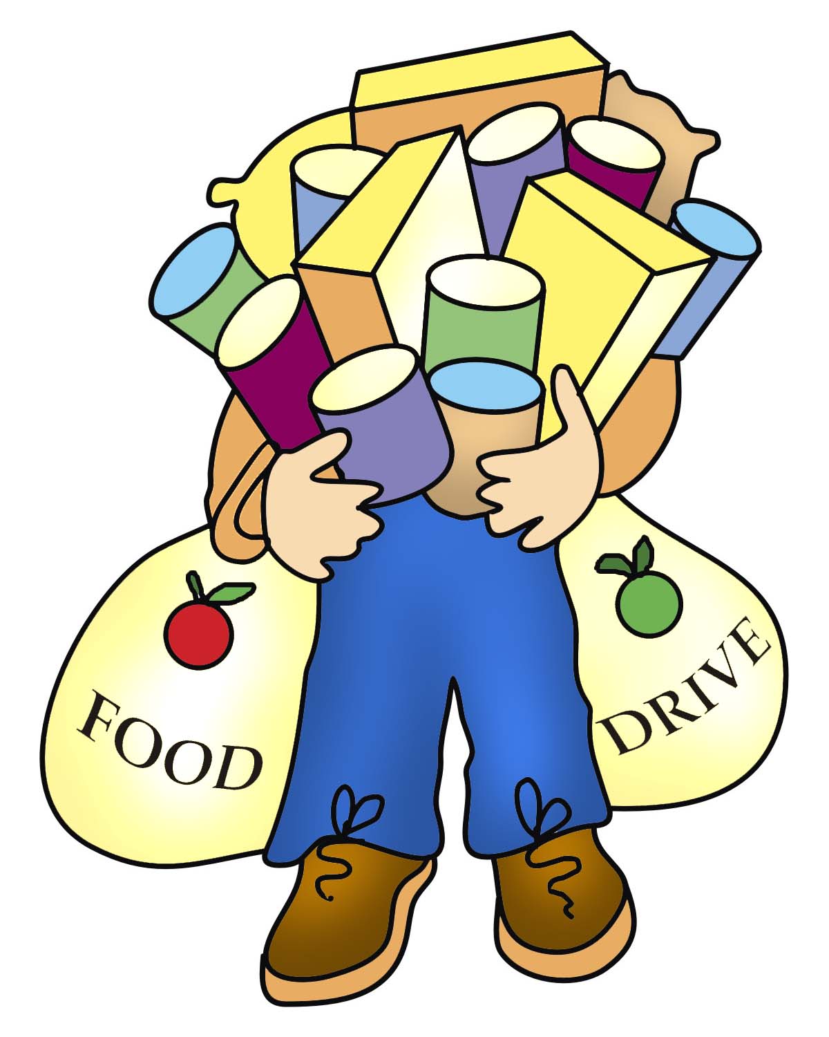 Grocery clipart free food drive. Bank cliparts download clip