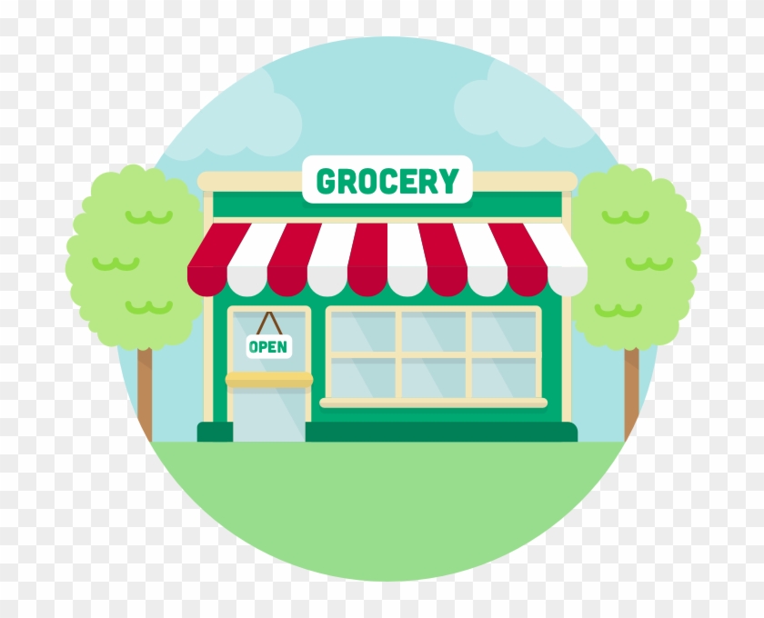 Clip drawing at getdrawings. Grocery clipart general store