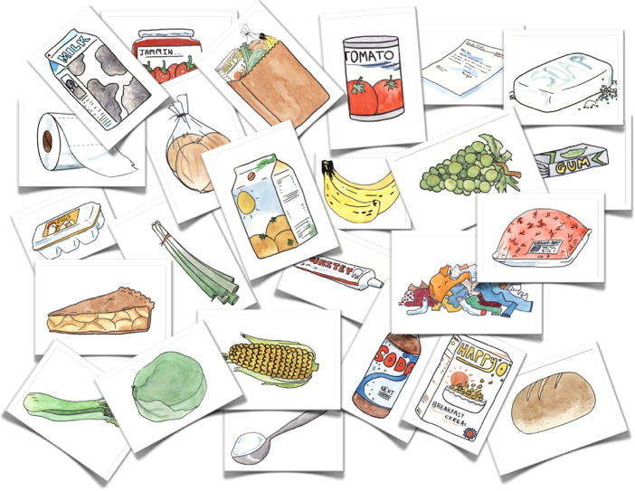 grocery clipart healthy food