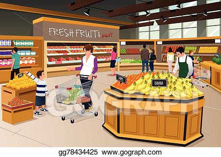 grocery clipart mother