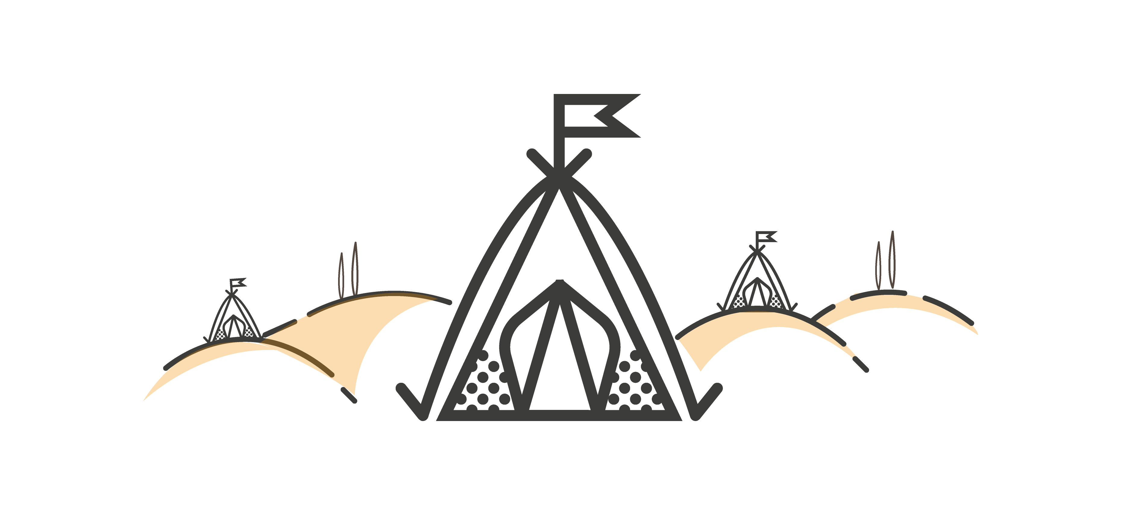 Semifonte campsite in tuscany. Grocery clipart neighbourhood place