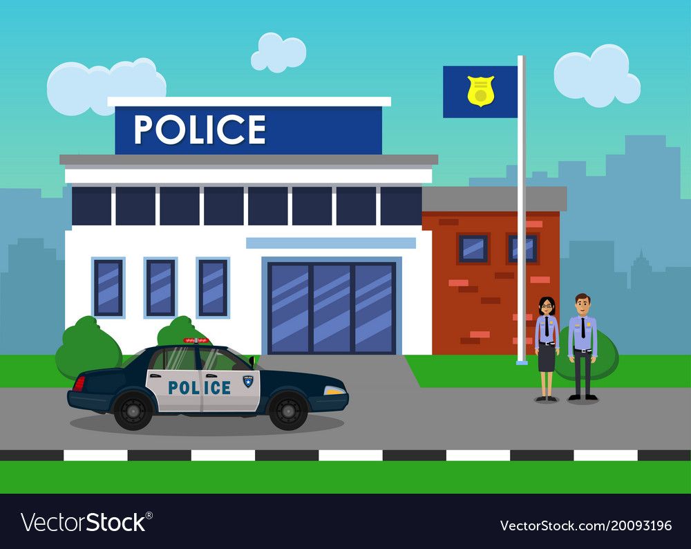 Pin by jaycob villapando. Hospital clipart police station