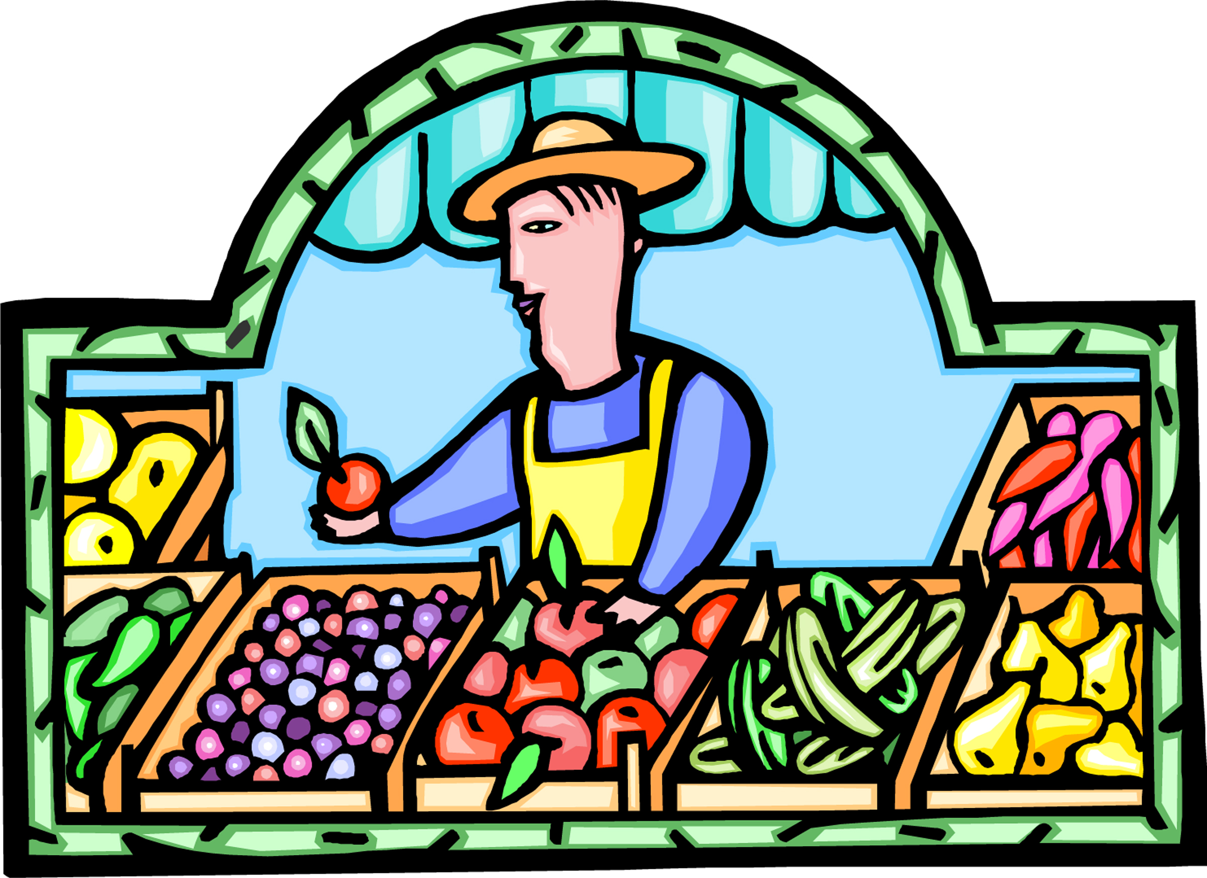 Grocer cliparts free download. Grocery clipart public market building