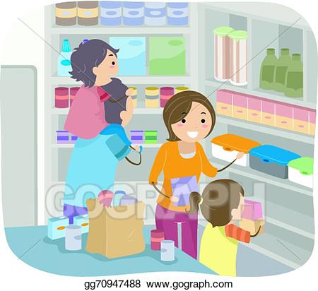 grocery clipart stockpile