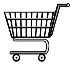 Grocery clipart trolly. Free trolley cliparts download