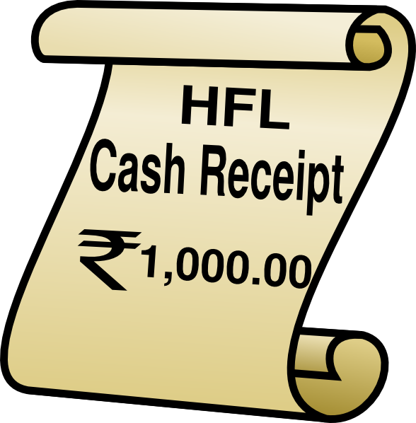 Receipt clip art at. Grocery clipart vector