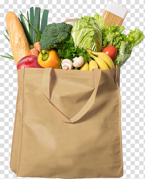 grocery clipart vegetable bag