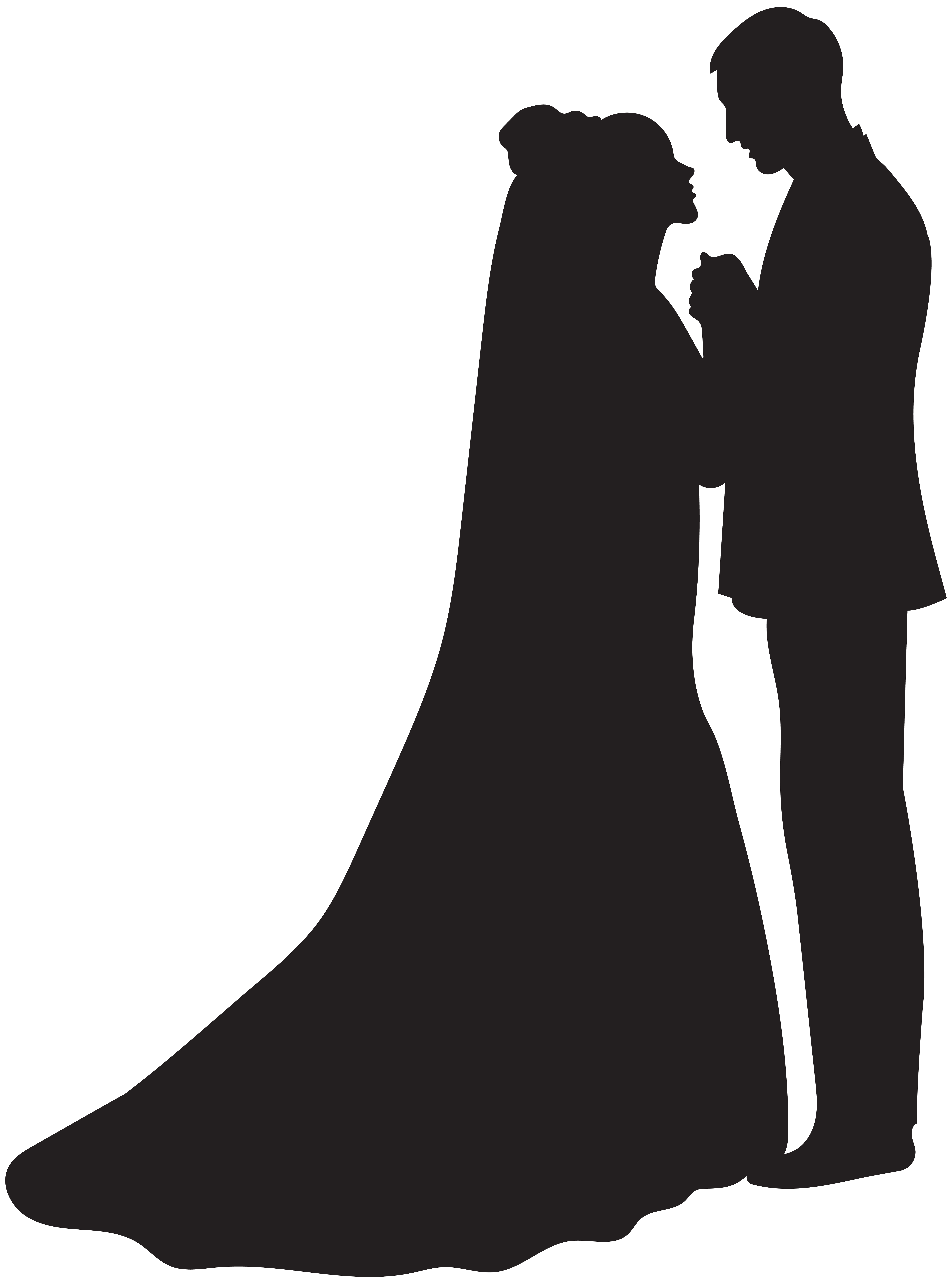 groom clipart silhouette