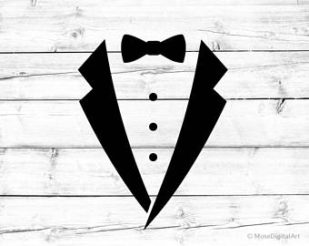groom clipart tuxedo bow tie