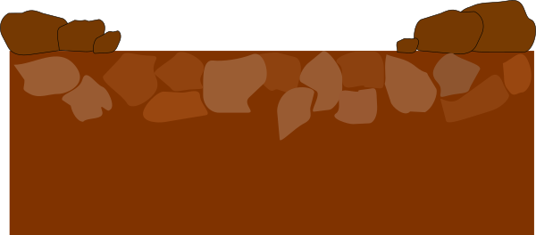 Rocky clip art at. Ground clipart