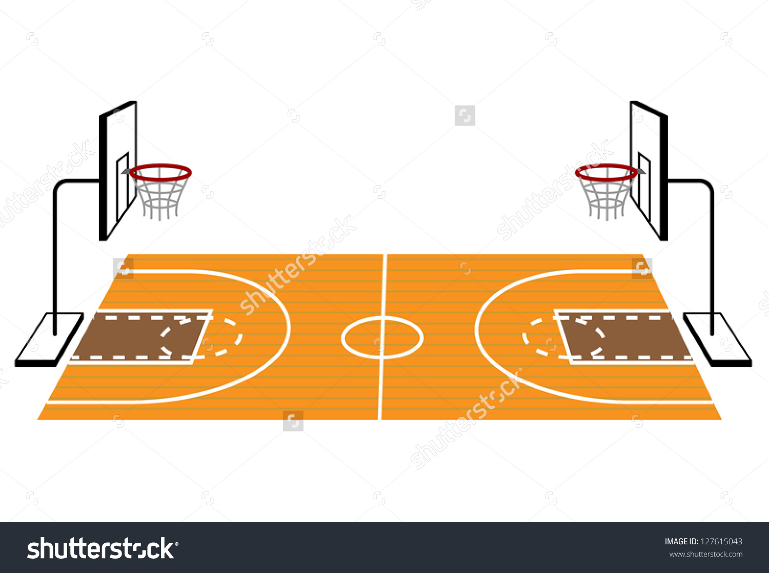 playground clipart basketball