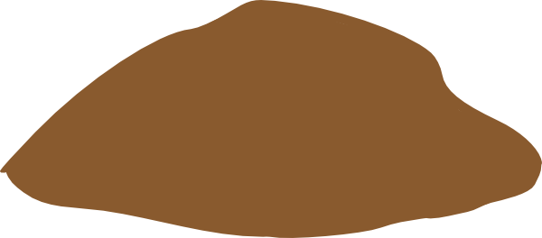 Brown ground cliparts zone. Hole clipart mud pile