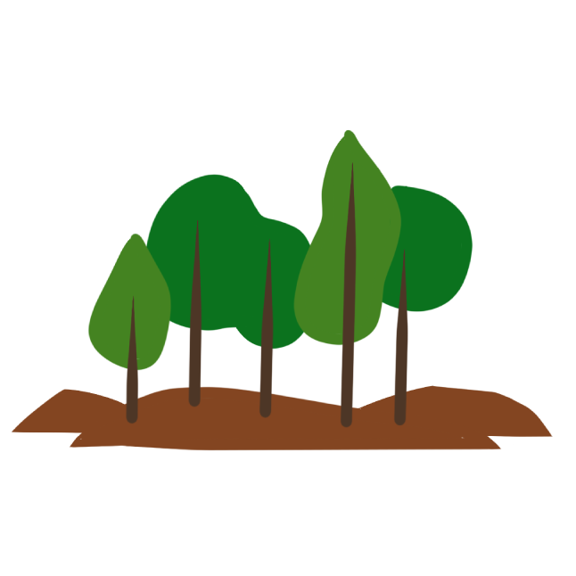 Brain in sinc geography. Ground clipart bukit