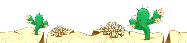 Ground clipart desert ground. With cactuses png picture