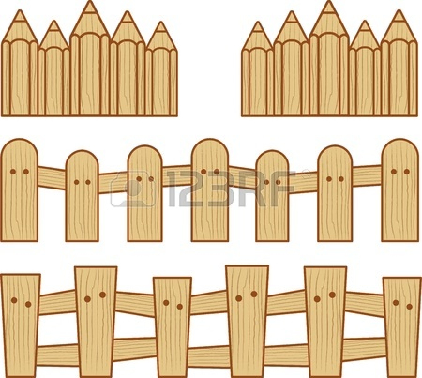 ground clipart fence