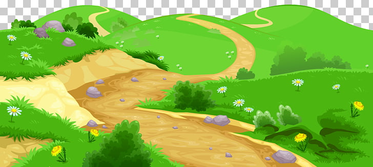 pathway clipart green valley