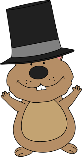 Clip art images happy. 2018 clipart groundhog day
