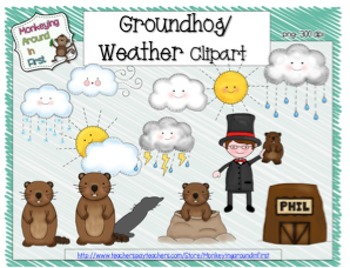 groundhog clipart february weather