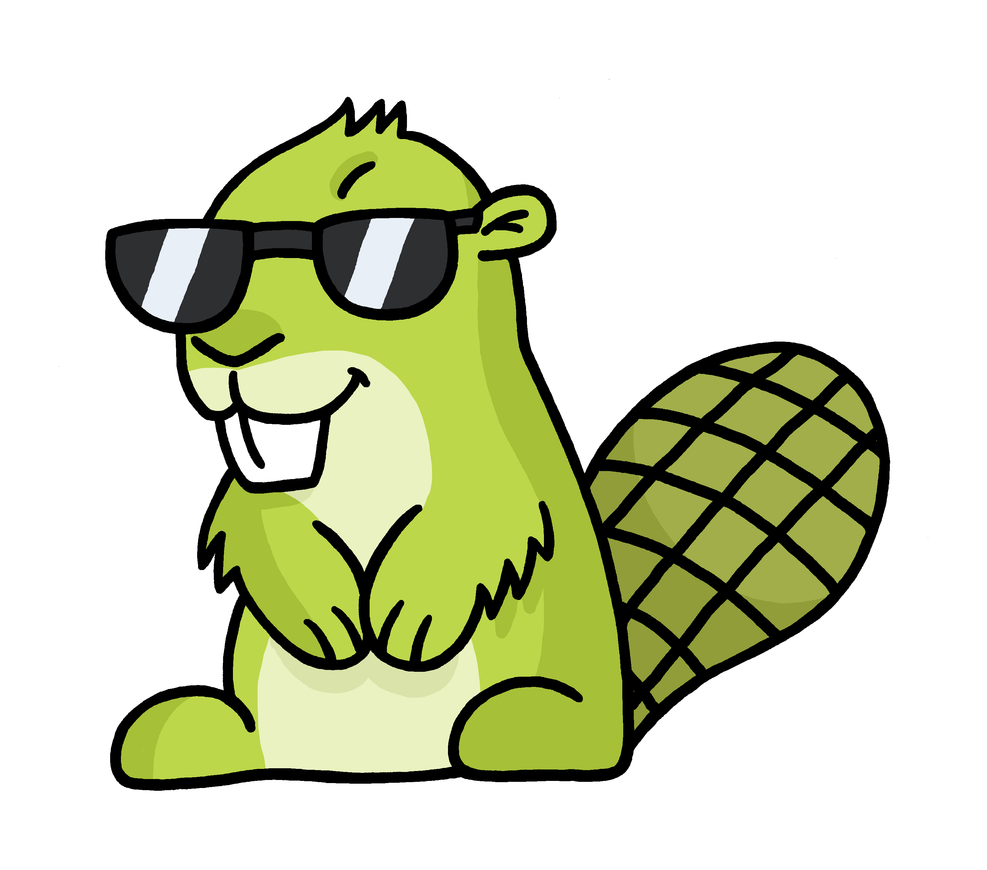 groundhog clipart glass