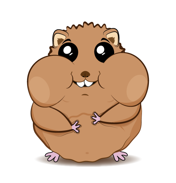 Ilustraci n de h. Hamster clipart hamster food