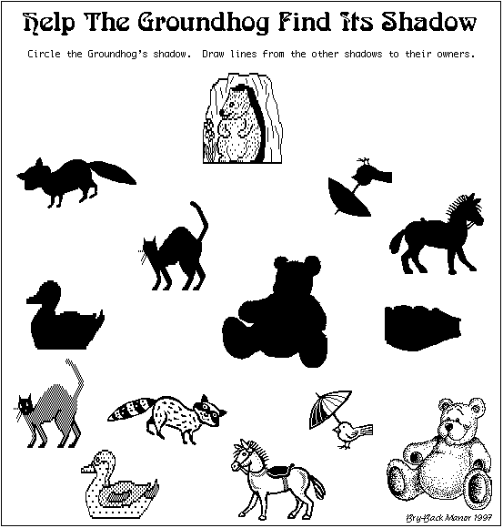 groundhog clipart light shadow