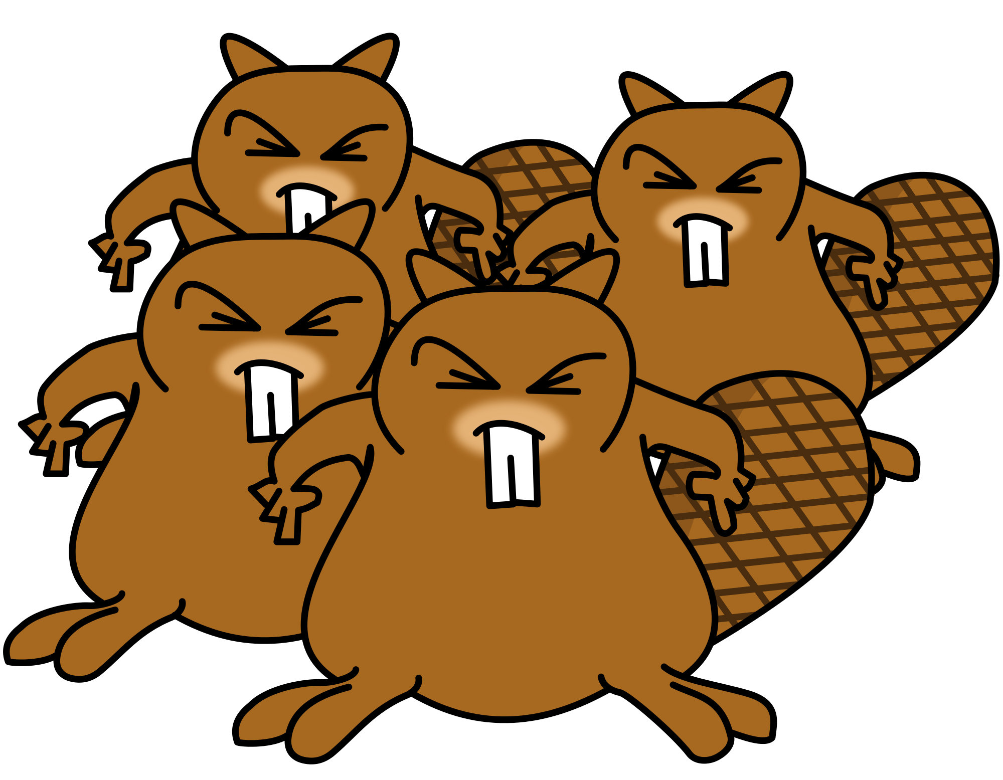 Groundhog clipart svg. File les castors furieux