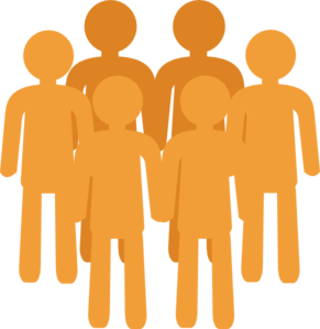 humans clipart large group
