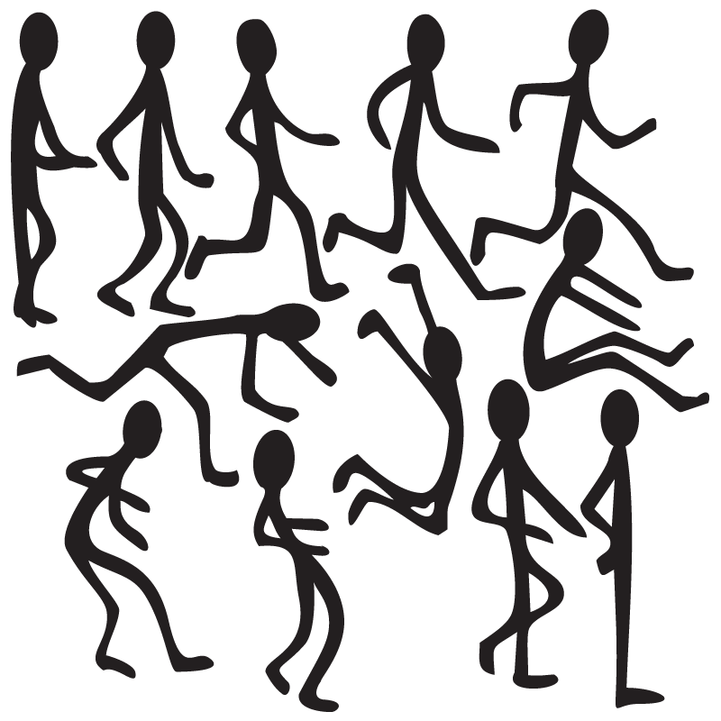 group clipart black and white