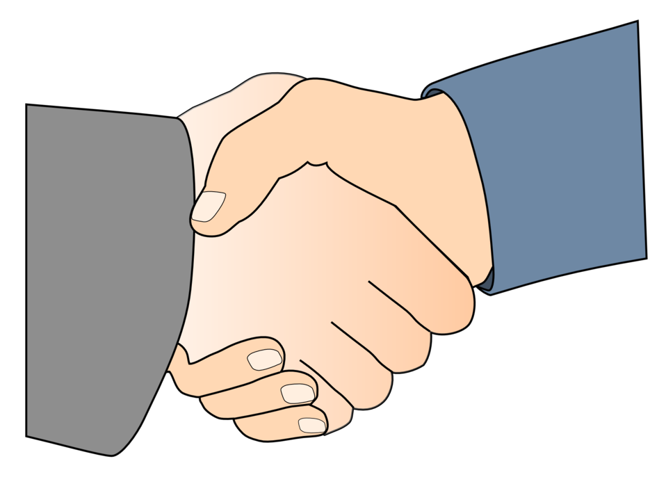 Handshake clipart file. Public domain clip art