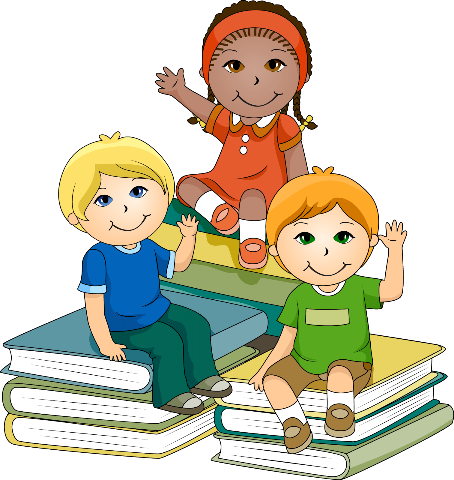 group clipart reading